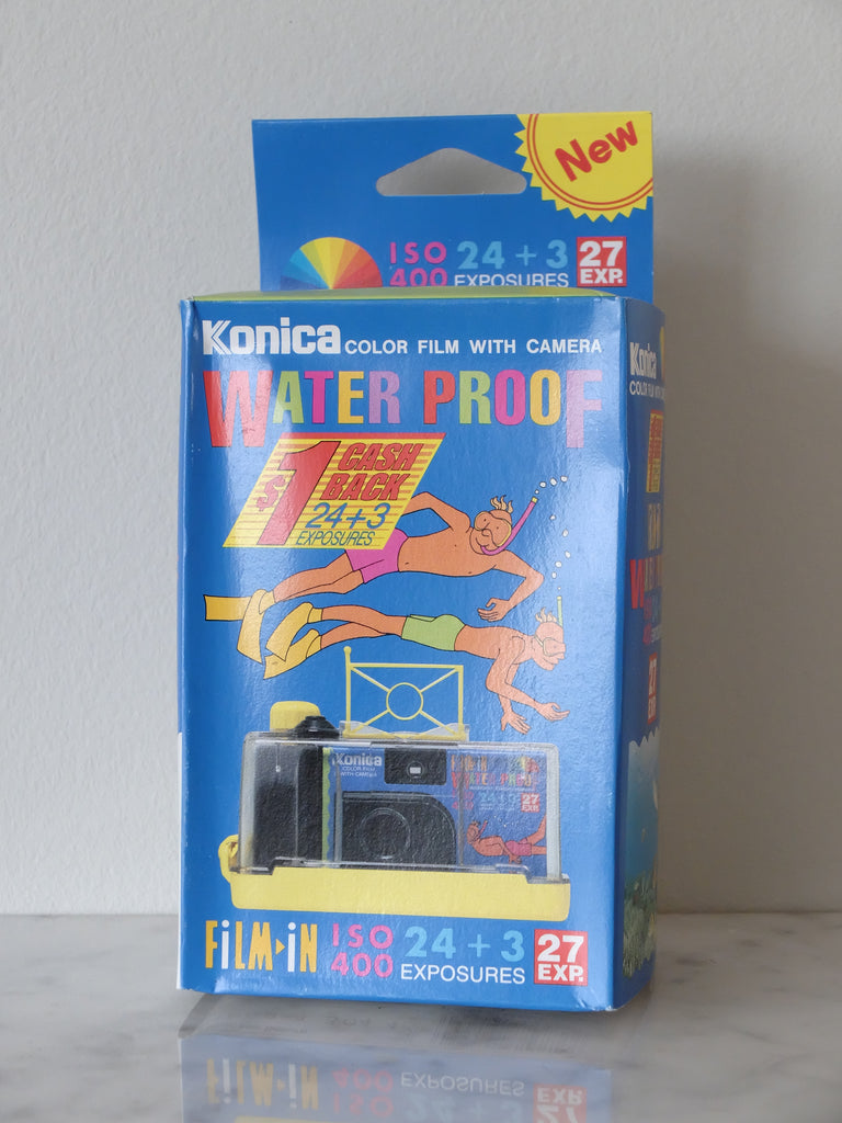 Konica Waterproof 35mm Disposable Film Camera, 27 Exposures