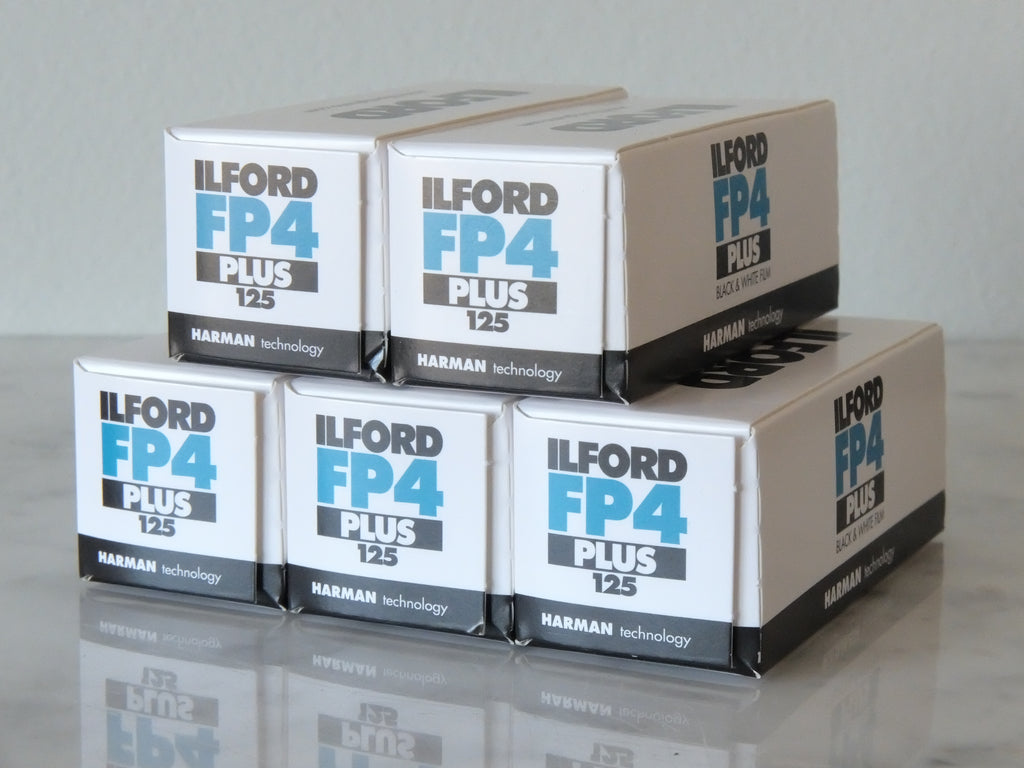 Ilford FP4 Plus 125 Black & White 35mm Film, Pro-Pack, Expired Mar. 2022