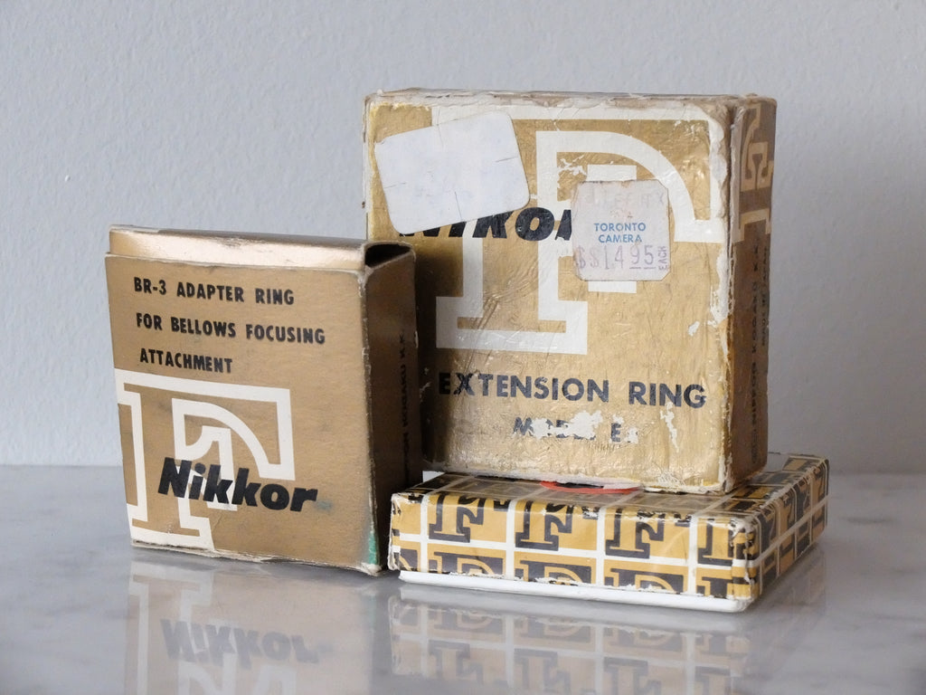 Nikon F Bellows Focusing Attachments & Lens Extension Ring, Boxed