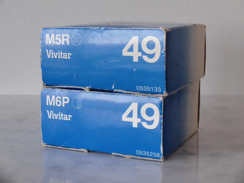 Vivitar Multi-Image Filter Set for 49mm Thread Lenses w/ Box & Case