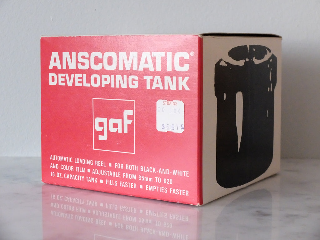 GAF Anscomatic 35mm Film Developing Tank, New In Box