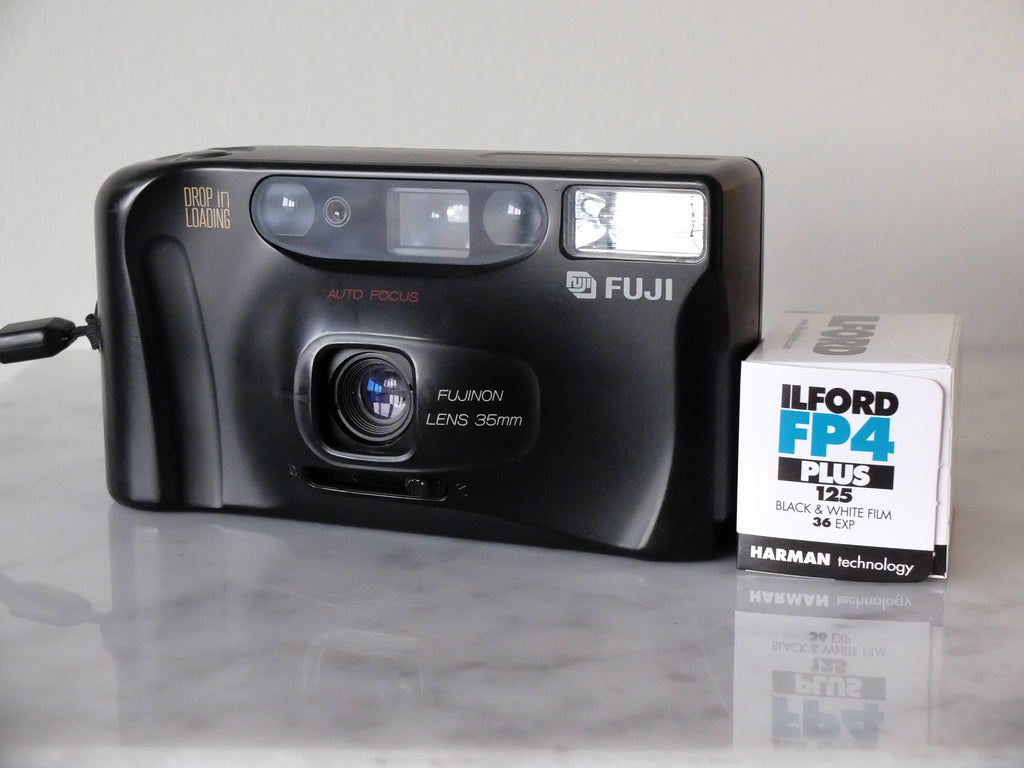 Fujifilm DL-80 w/ Fujinon 35mm f4.5, B&W 35mm Film & Strap