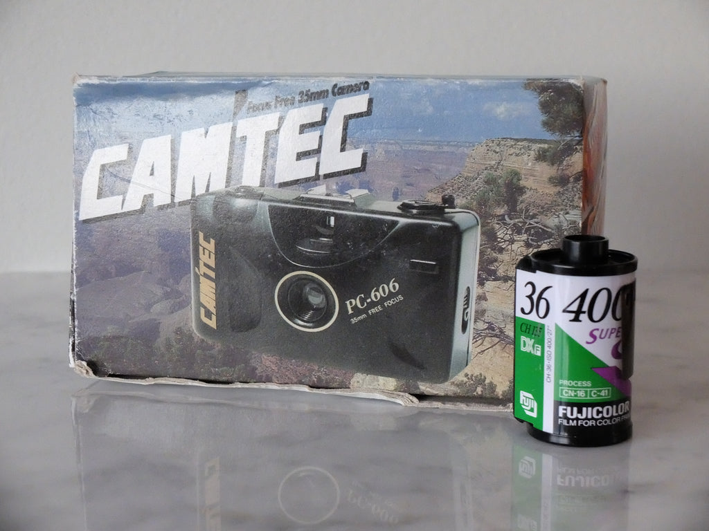 Camtec PC-606 35mm Camera, New In Box w/ Color Film