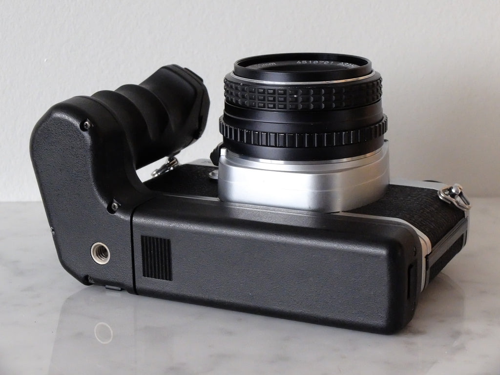 Pentax MG & SMC 50mm f/1.7 w/ Flash, Winder, Cap & New Seals